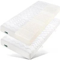 Komfortschaummatratze ProVita Flex 21 S ECO, Matratze in 90x200 cm, 140x200, fan, 21 cm hoch, (1 oder 2-tlg), Matratze in 3 Härtegraden und diversen Größen erhältlich