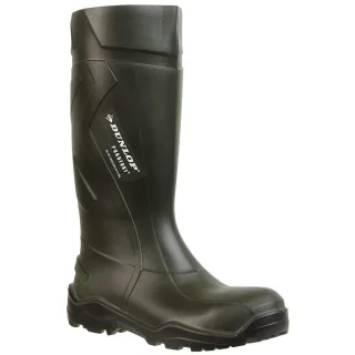 Dunlop Unisex Purofort Plus Full Safety Gummistiefel für Erwachsene (Grün)