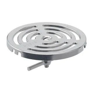 Geberit Rost 154317001 Ø 10 cm, Höhe 0,8 cm, verschraubbar, rund