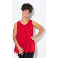 MIAMODA Longtop Top A-Linie Rundhals ärmellos