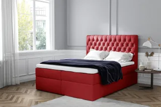 Boxspringbett Schlafzimmerbett KOBE 140x200cm inkl.Bettkasten