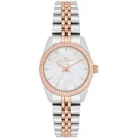 Rhodenwald & Söhne Quarzuhr Cassina silber/roségold, mit Edelstahl-Armband