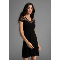 Melrose Sommerkleid für festliche Anlässe, kurzes Kleid, romantischer Stil, Spitze