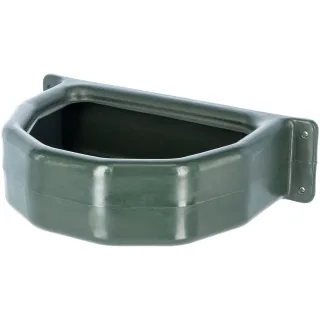 Kerbl Futtertrog halbrund Kunststoff grün - 324825