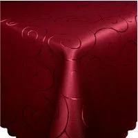 Tischdecke Ornamente 90x90 Weinrot Tischdecke Pflegeleicht, strapazierfähig