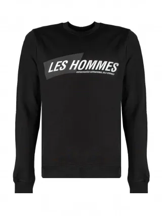 Les Hommes Sweatshirt Herren Schwarz