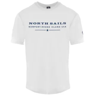 North Sails Newport Rhode Island Weißes T-Shirt