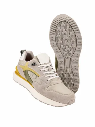 Mey & Edlich Herren Schlender-Sneaker Grau 50 % Rindleder, 50 % Polyester