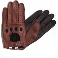 Hand Gewand by Weikert Lederhandschuhe BRAD- Hirschleder Auto-Handschuhe, handgenäht mit Touchscreen Funktion