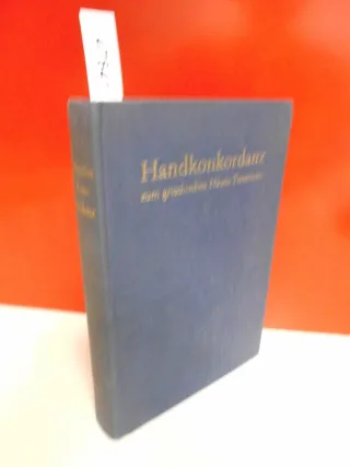 Concordantiae Novi Testamenti Graeci. Handkonkordanz zum Griechischen Neuen Testament.