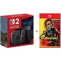 Nintendo Switch 2 Switch 2 Konsole + Cyberpunk 2077 Ultimate Edition (Bundle), Hybrid Konsole, Night City, Action-RPG