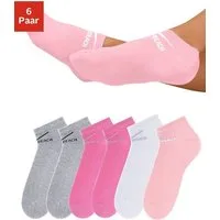 Venice Beach Sneakersocken Damen Kinder Sportsocken, Laufsocken, Kurzsocken (Packung, 6-Paar, Gr. 31-34 bis 39-42) perfekte Passform durch LYCRA-Anteil