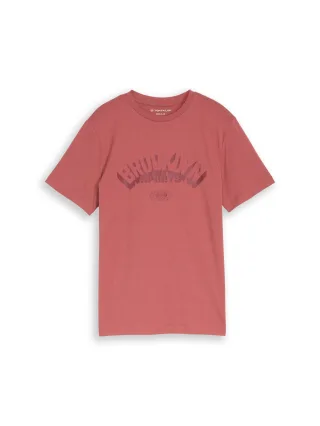 tom tailor kids - T-Shirt mit Print faded red - Gr. - 152