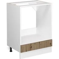 Vicco Herdumbauschrank R-Line, Artisan-Eiche/Weiß, 60 cm ohne Arbeitsplatte (1-St)