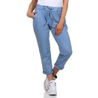 CLEO STYLE Jogginghose Damen Jogginghose 3569 36-40 Blau