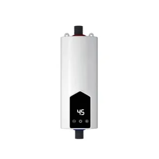 Tevorex 220V Instant Water Heater 5500W Fast Heating LED Touch Screen AI Temperature Control IPX4 Waterproof for Bathroo