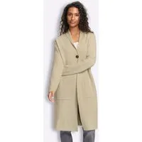 heine Strickjacke Strickjacke Langarm Jacquard, Feinstrick