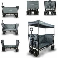 Frosal Bollerwagen Tom faltbar Kinder Handwagen Hund