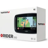 TomTom Rider 550 World Navigationssystem Motorrad-Navigationsgerät (robust)