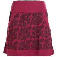 Vishes Minirock Kurzer Rock Damen Elfen Mini-Rock Blätter-Röcke florales Muster Hippie Style