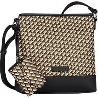 TOM TAILOR Umhängetasche Xenia (Set, Eine abnehmbare Anhängetasche), mit raffiniert geometrischen "T" Print des Logos auf dem Taschenkörper