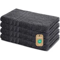 Lavea Handtuch Lavea® 4er Set Handtücher 50x100 cm, Elena Frottiererie, 100% Baumwolle (4er Set), 500 g/m² Frottier, weich & saugstark, pflegeleicht