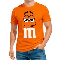 MoonWorks Print-Shirt Herren T-Shirt Fasching Karneval M Aufdruck Gruppenkostüm Verkleidung mit Print