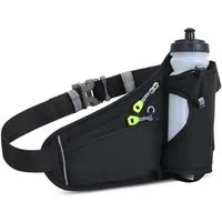 Sport-Knight® Laufgürtel Outdoor Bauchtasche mit Flaschenhalter – Wasserfest & Verstellbar
