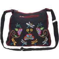 Guru-Shop Schultertasche Boho Schultertasche, bestickter Schulterbeutel..
