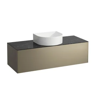 LAUFEN Waschtischunterschrank SONAR f.WT H812340/1/2/3 1 Schubl 1175x455 Ausschn mi Titan? Marqu H4054210341421