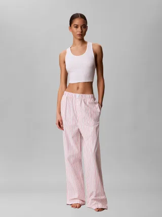 COVERED WB POPLIN PANT AURORA STRIPE PEACH BLISS - Gr. - M