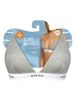 NUR DIE Damen Soft BH ohne Bügel