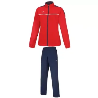 Mizuno Team Tokyo Micro Herren Rot/Marine Trainingsanzug