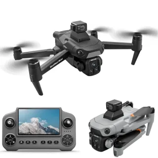 CDRC V918 MAX GPS 5G WiFi FPV with LCD Screen Controller 1080P HD Dual Camera Servo Gimbal 360° Obstacle Avoidance Brush