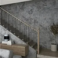 HomeBella Mustertapete Wasserfeste Tapete Betonoptik selbstklebend rückstandsfrei ablösbar, – ideal für Bad, Küche & Flur