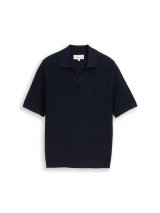 Tom Tailor - Strickpullover mit Polokragen sky captain blue - Gr. - L