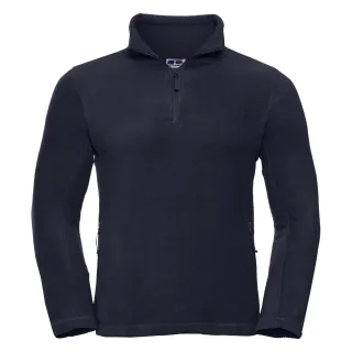 Russell Herren Outdoor Fleecepullover mit Reißverschluss am Kragen (Dunkelblau)