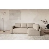 COTTA Ecksofa Giro L-Form, Ottomane, Breite 252 cm, wahlweise mit Bettkasten und Trendbezug CORD!
