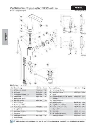 Ideal Standard Abdeckkappe NEON, WT/Bidet, A960731AA A960731AA