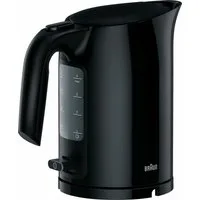 Braun Wasserkocher PurEase WK 3000 BK - 1,0 L, Schnellkochsystem, Anti-Kalk Filter, 1 l, 2200 W, 2.200 W, Kocht 200 ml in 45 Sek., 360 Grad Heitzsockel