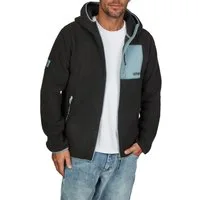 riverso Outdoorjacke Herren Fleecejacke RIVLennox Regular Fit Übergangsjacke mit Teddyfleece