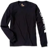 Carhartt Langarmshirt SLEEVE LOGO mit Rundhalsausschnitt