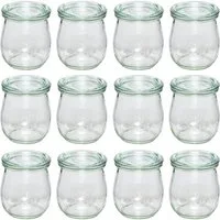 WECK Karaffe Tulpenform-Glas 220ml 12er Pack