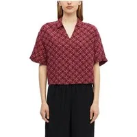 s.Oliver Druckbluse Sommerbluse mit Allover-Print