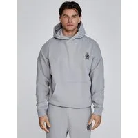 Siksilk Hoodie SikSilk Herren Grauer Pullover Kapuzenpullover