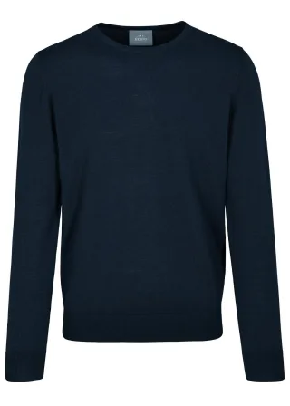 COMMANDER Finest Clothing - (S)-NOS Rdh. Pullover Basic dark navy - Gr. - M