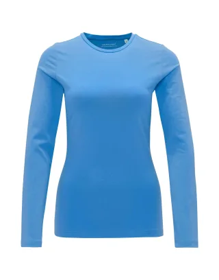 Opus - Basic-Longsleeve - Smilla blau - Gr. - 38