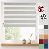 Doppelrollo Doppelrollo Klemmfix ohne Bohren, Blumtal, Klemmfix, individuell einstellbare Rollos