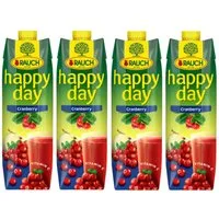 Rauch Fruchtsäfte Saft, Rauch Happy Day Cranberrykonzentrat Apfelkonzentrat 1000ml 4er Pack