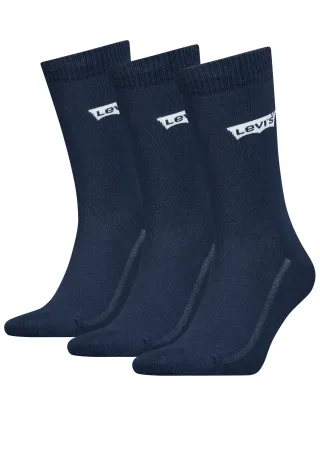 Levis Socken "LEVIS REGULAR CUT BW LOGO RECYCL CO" Packung, 3 Paar, 3 Paar tlg. mit breitem Logobund